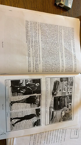 Pagine 34 e 35 degli atti: l'azienda agricola di Iwan Brandimarte, i cavi del DVR tagliati e le foto che riconoscono Creo Elia