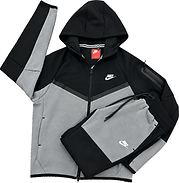 NK TECH FLEECE SET — GREY PANEL