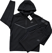 NK TECH FLEECE SET — TRIPLE BLACK