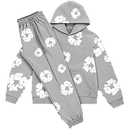 DT WREATH SWEATS SET — GREY