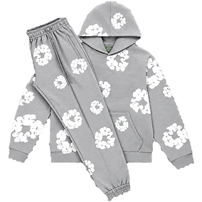 DT WREATH SWEATS SET — GREY