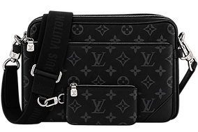 LV TRIO MESSENGER — BLACK