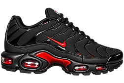 NK AIR MAX PLUS — BLACK/RED