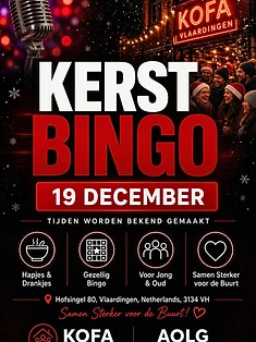 Kerst Bingo — KOFA Vlaardingen