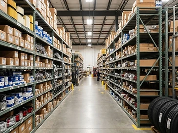 Commercial truck parts inventory at Truck World
