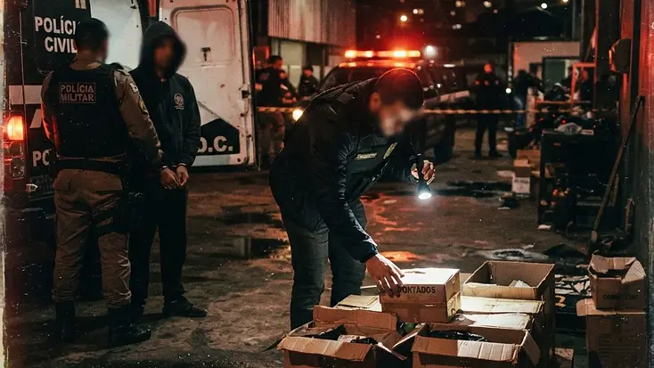 Roubo de carga de cosméticos é combatido em Duque de Caxias