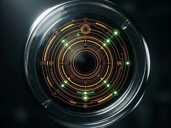 Laser-etched vault core