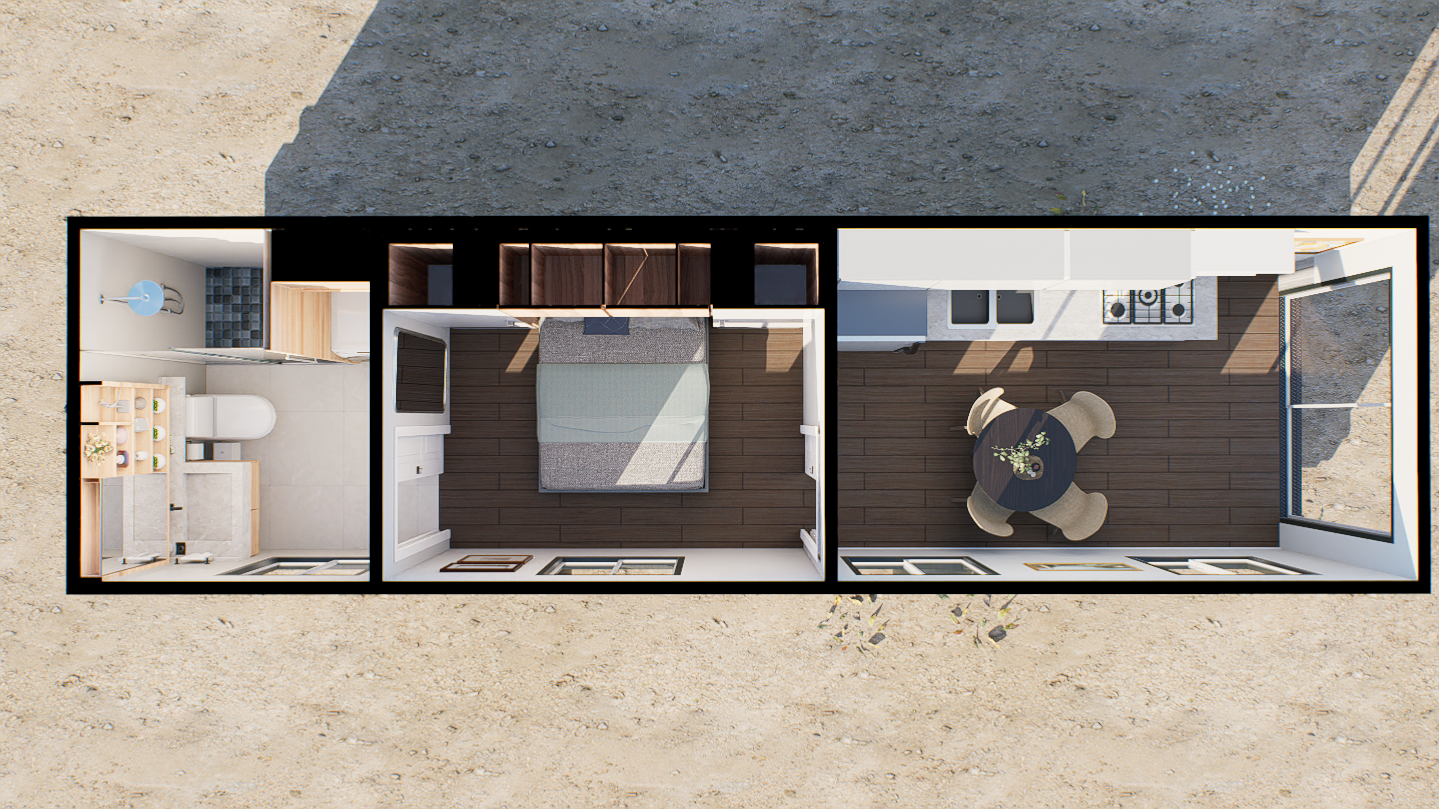 The Little Roamer floor plan render