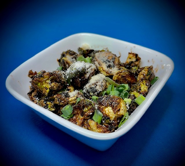 Crispy Parmesan Brussel Sprouts