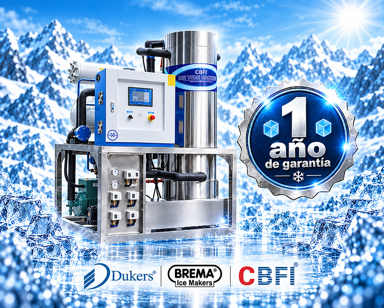 Fabricadora de hielo profesional