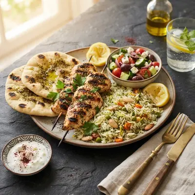 Tavuk Sis Platter