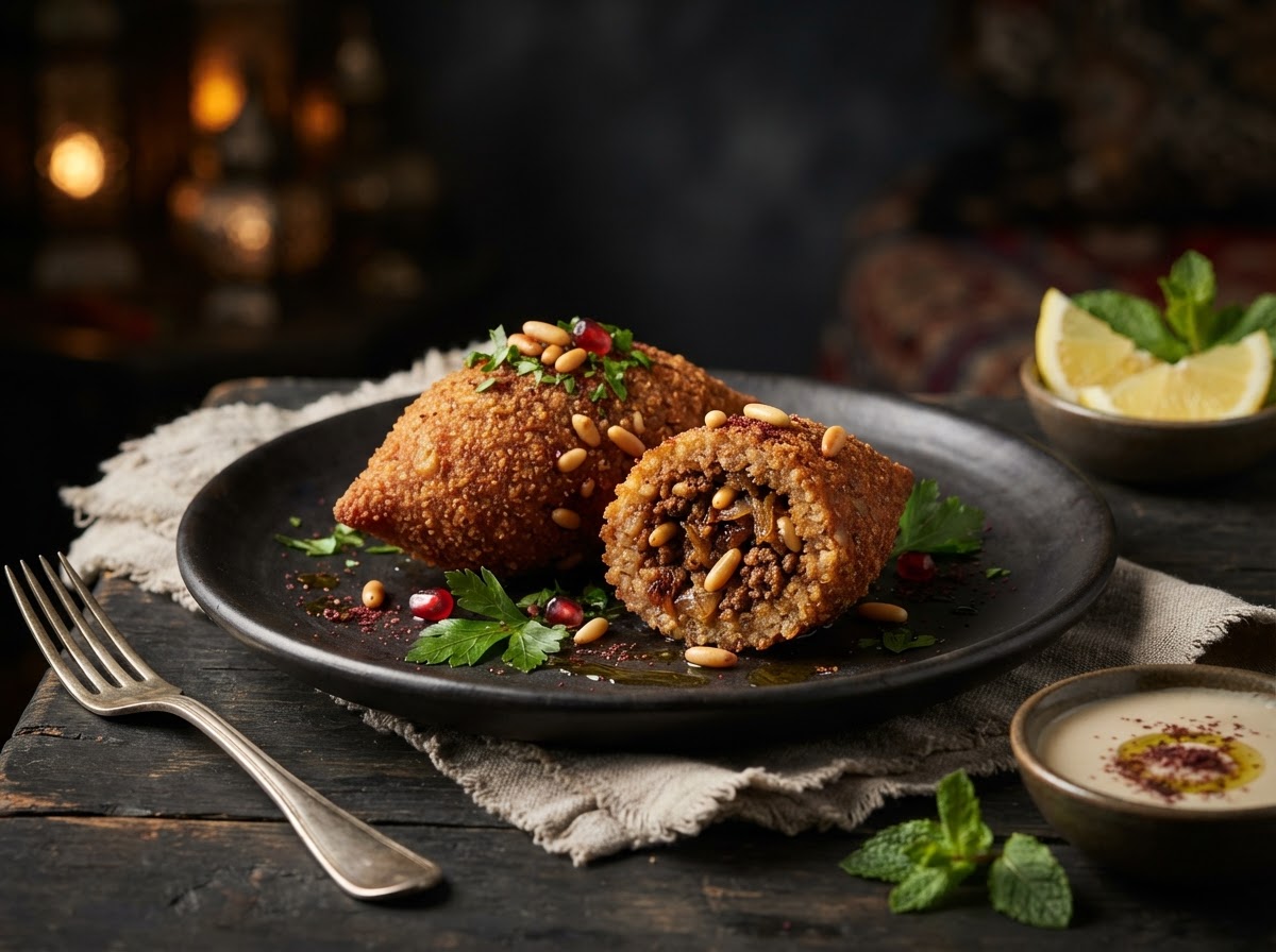 Fried Meat Kebbeh Express 2 Pcs