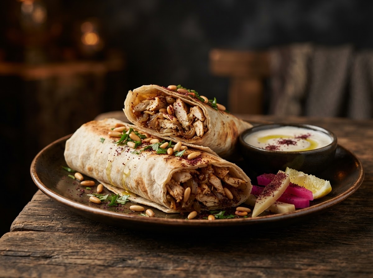 Chicken Musakhan Roll 2 pcs Express