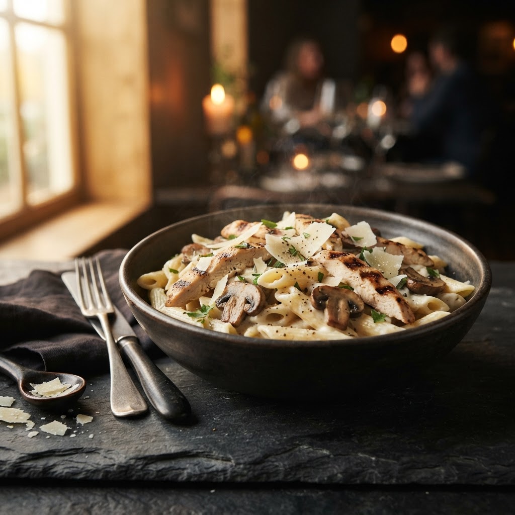 Pasta Chicken Alfredo