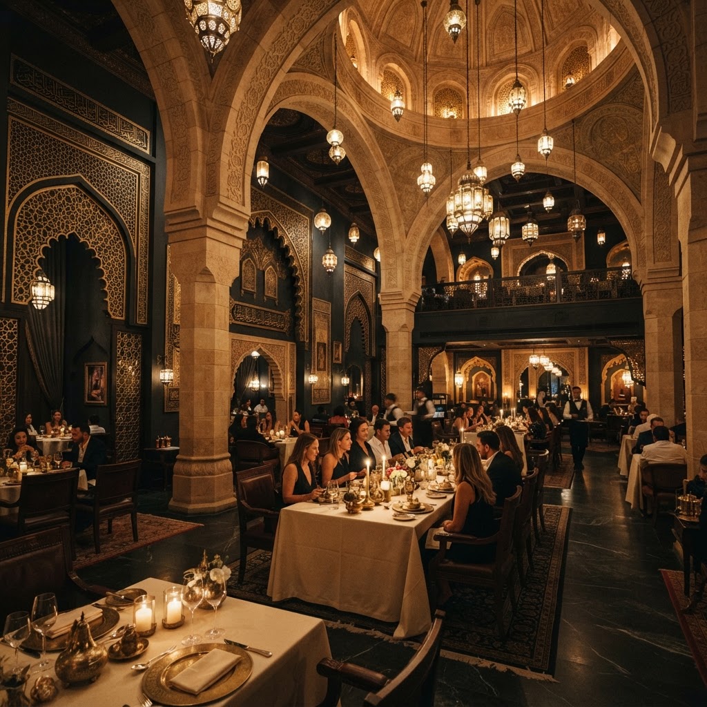 The dining room at Balawi Restaurant