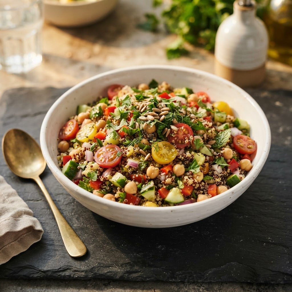 Quinoa & Chickpea Salad