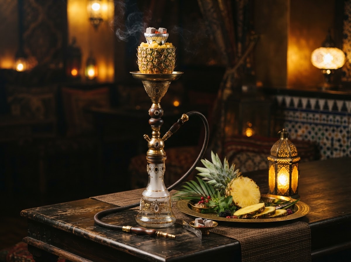 Fresh Pineapple Head Shisha