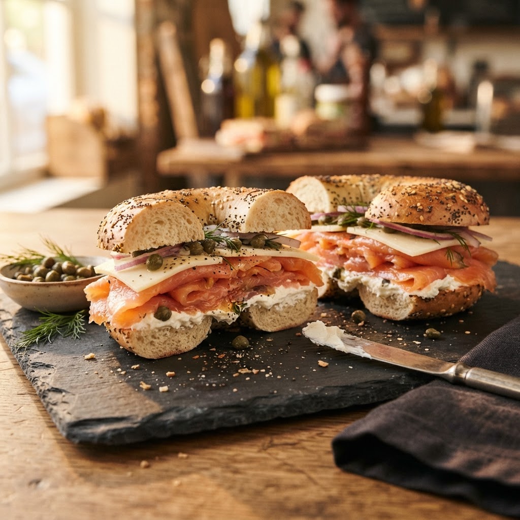 Smoked Salmon Bagel