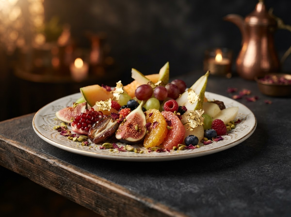Seasonal fresh fruit platter