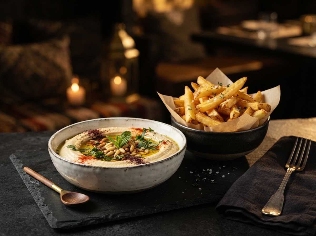 Hummus with French Fries Express