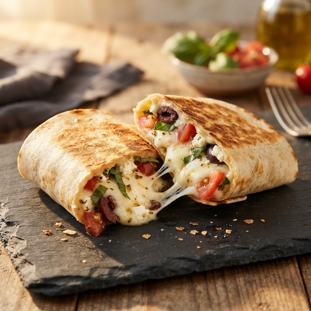 Mediterranean Cheese Wrap
