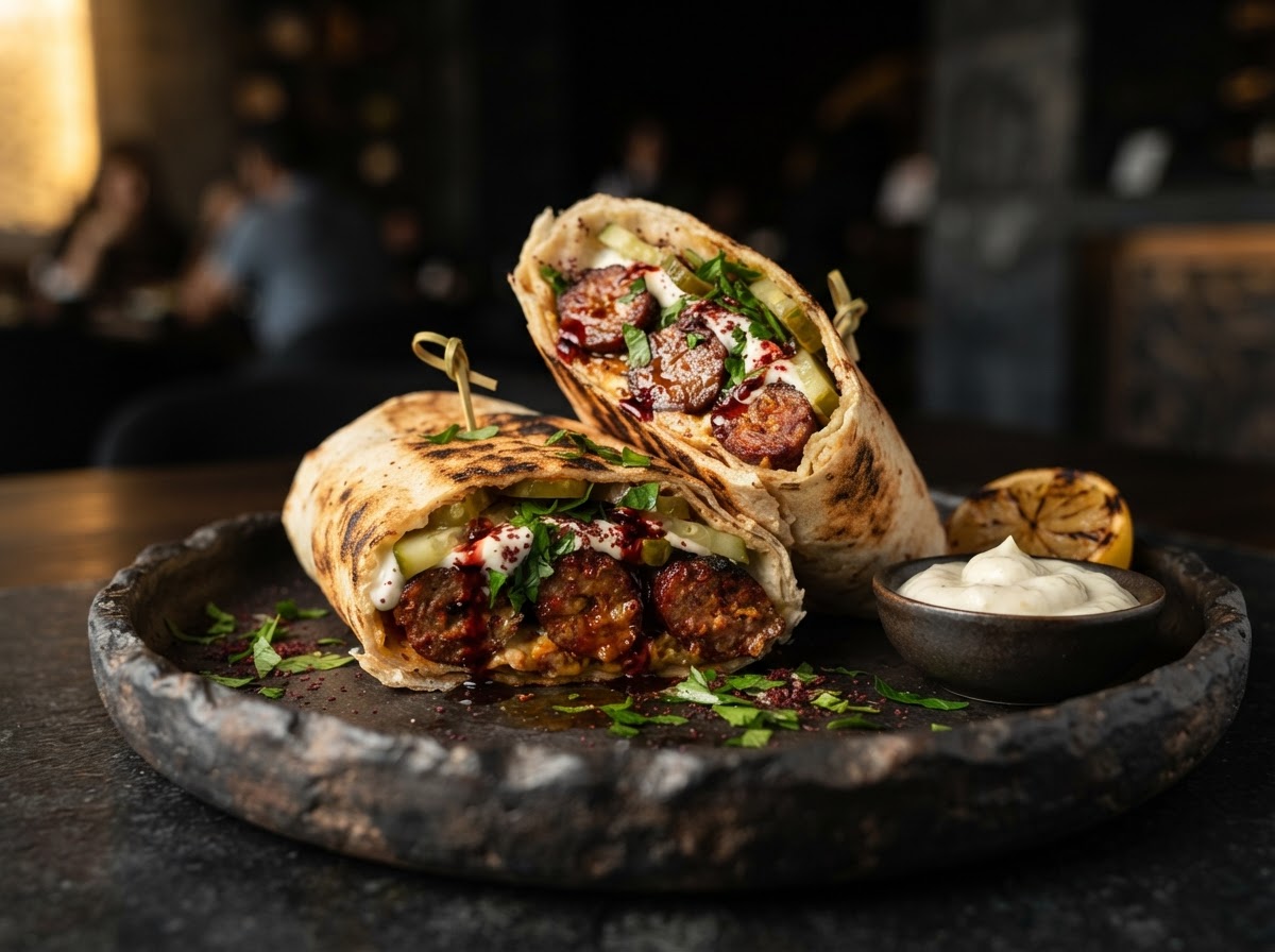 Meat Sausage sandwich Express