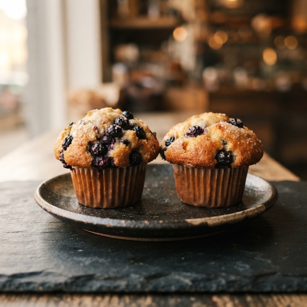 Blueberry muffins 2pc