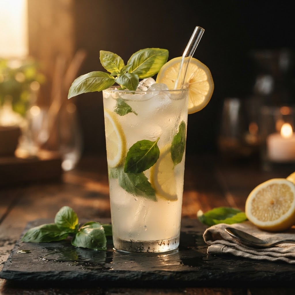 Basil lemonade