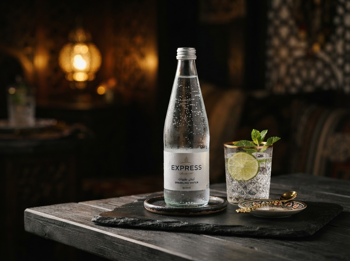 Mineral Water glass Bottle 500 ml Express