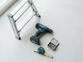Preview of the SharedOut flyer showing DIY tools
