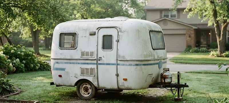 1974 Boler 1300 — fiberglass egg, no leaks