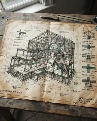 Structural framework — industrial group