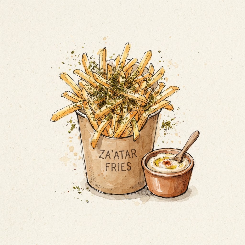 Zaatar Fries + Dip