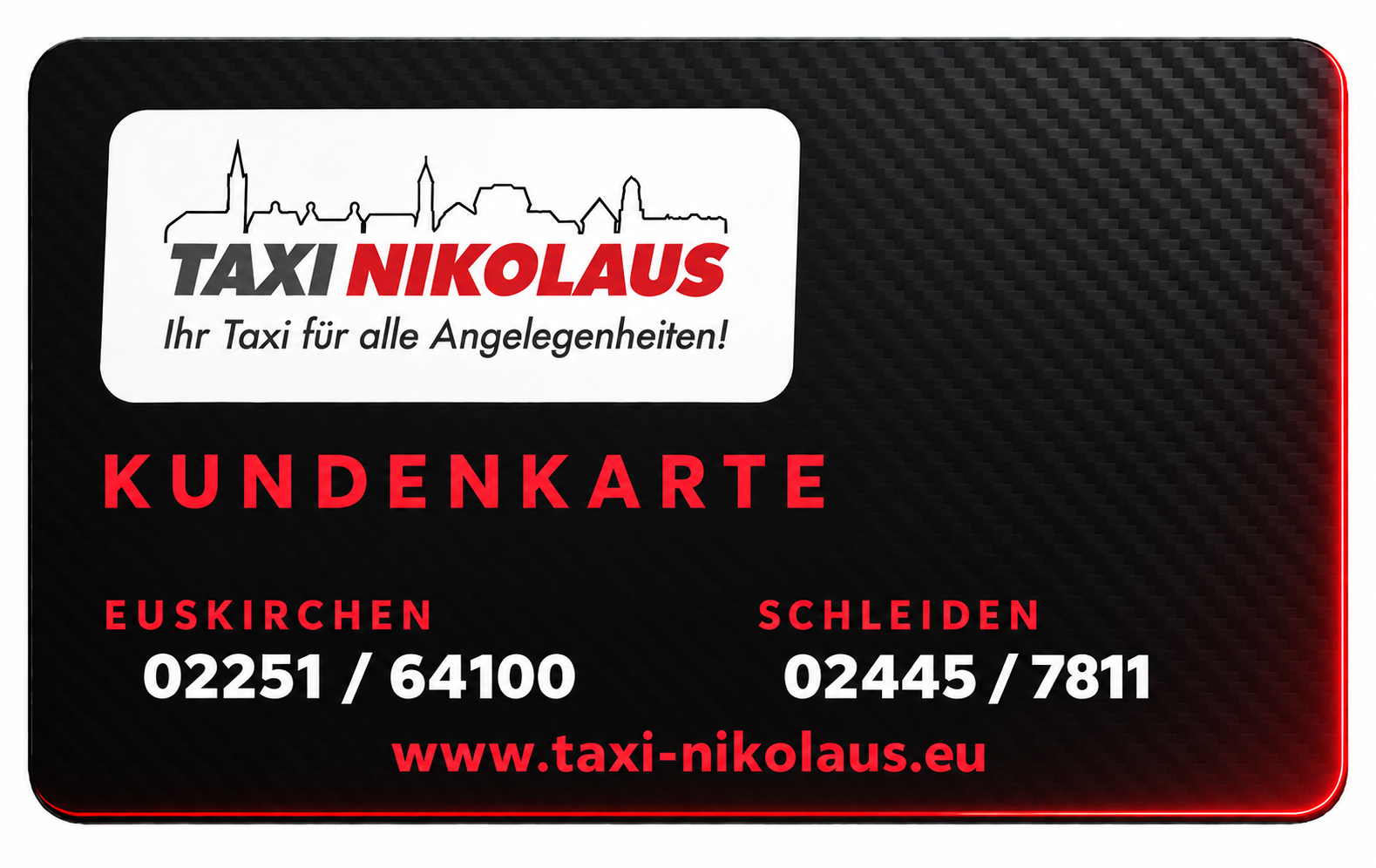 Taxi Nikolaus Kundenkarte