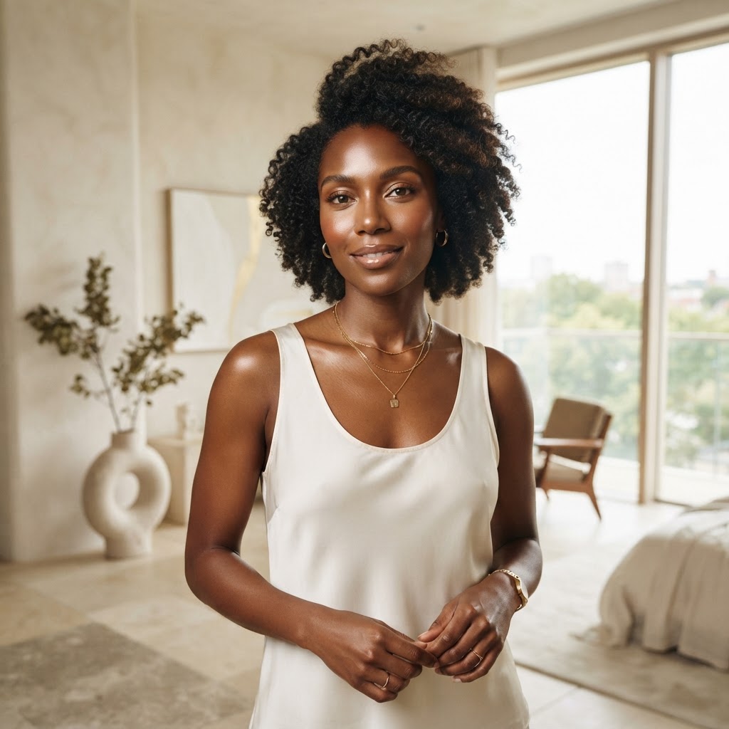 Beauté premium — peaux noires et métissées
