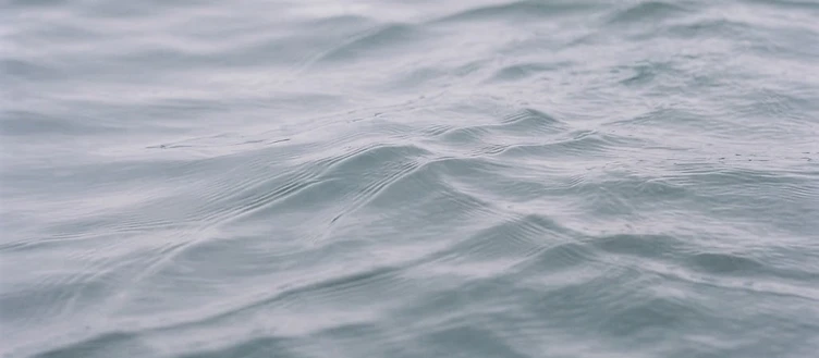 Calm rippling water