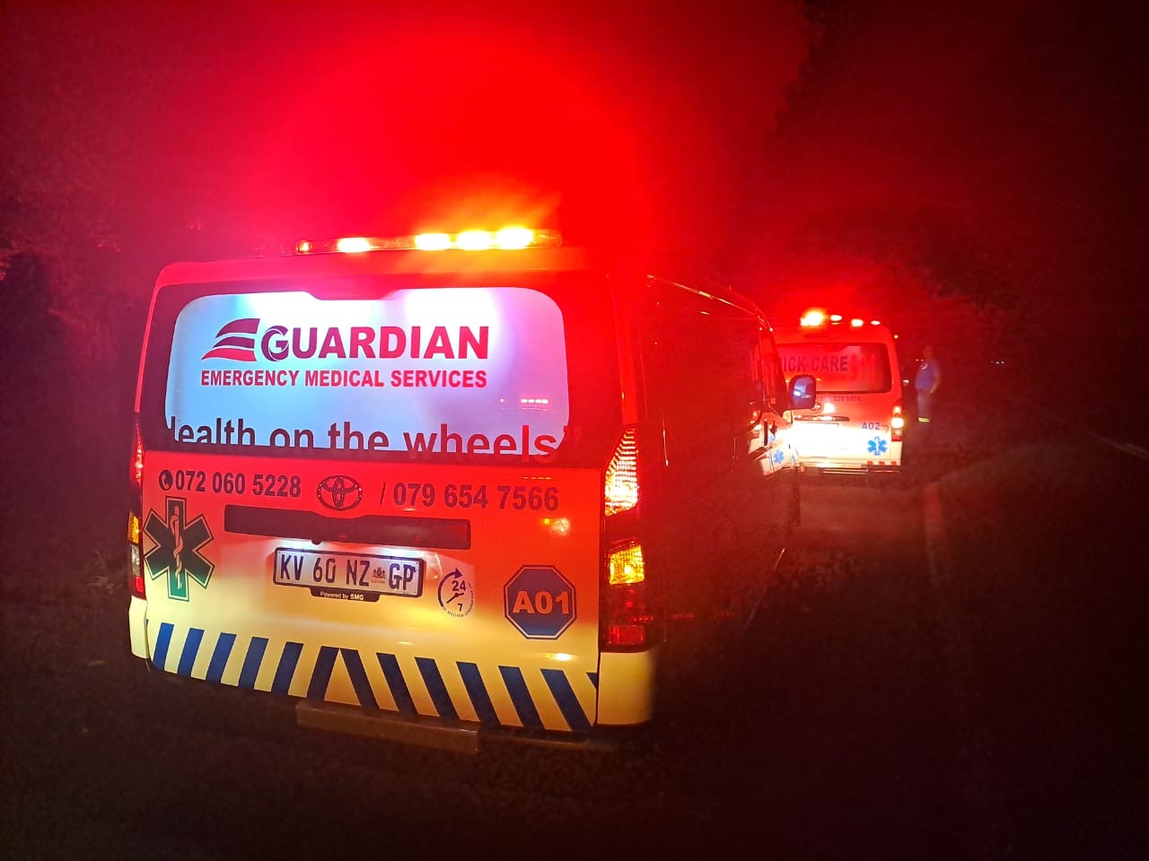 Guardian EMS event medical services team on site at an event