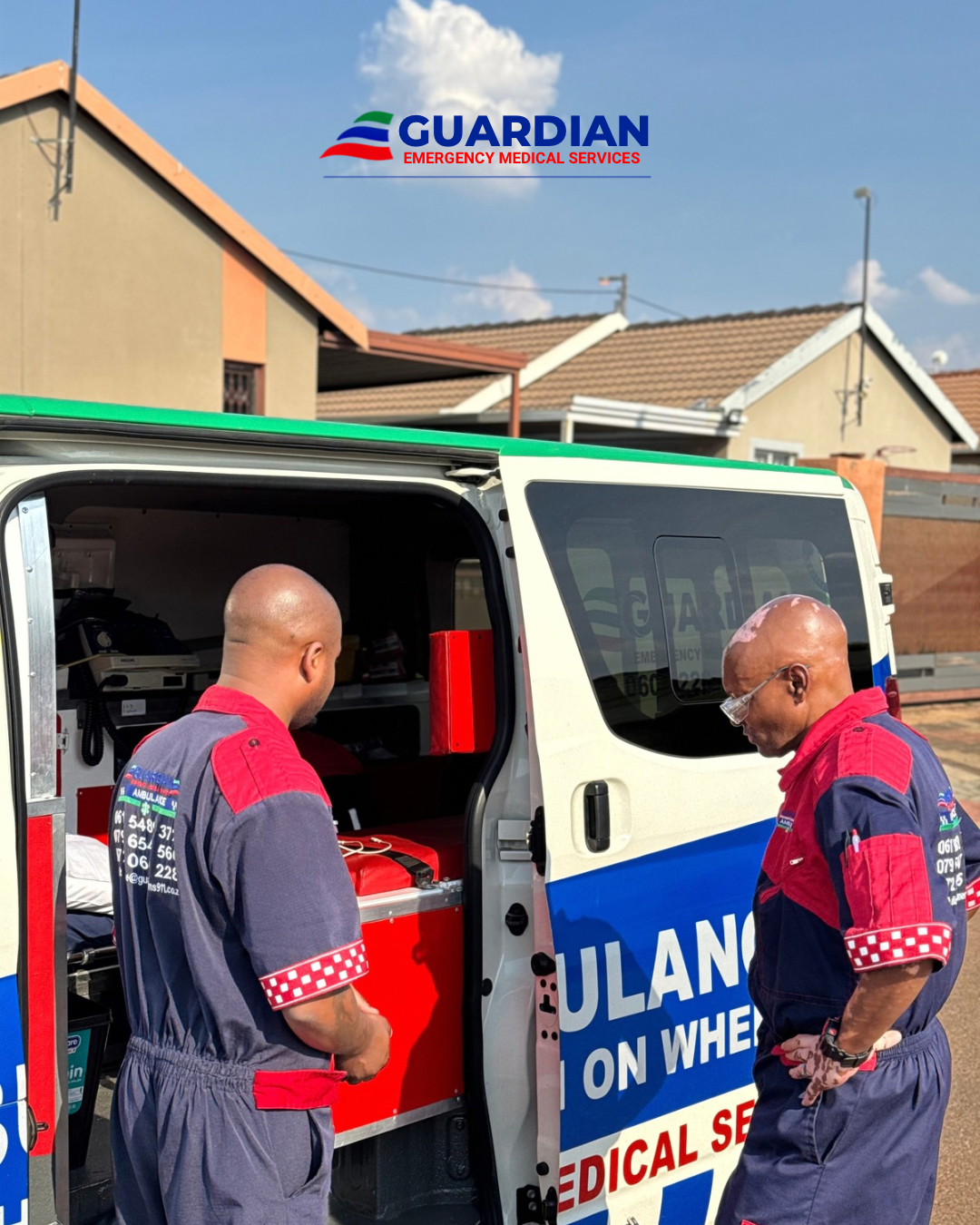 Guardian EMS medical standby team ready on site