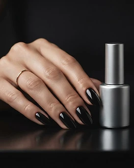Uñas con gel Artemiza tono Black Truffle