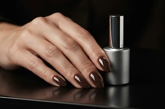 Uñas con gel Artemiza tono Espresso Moka