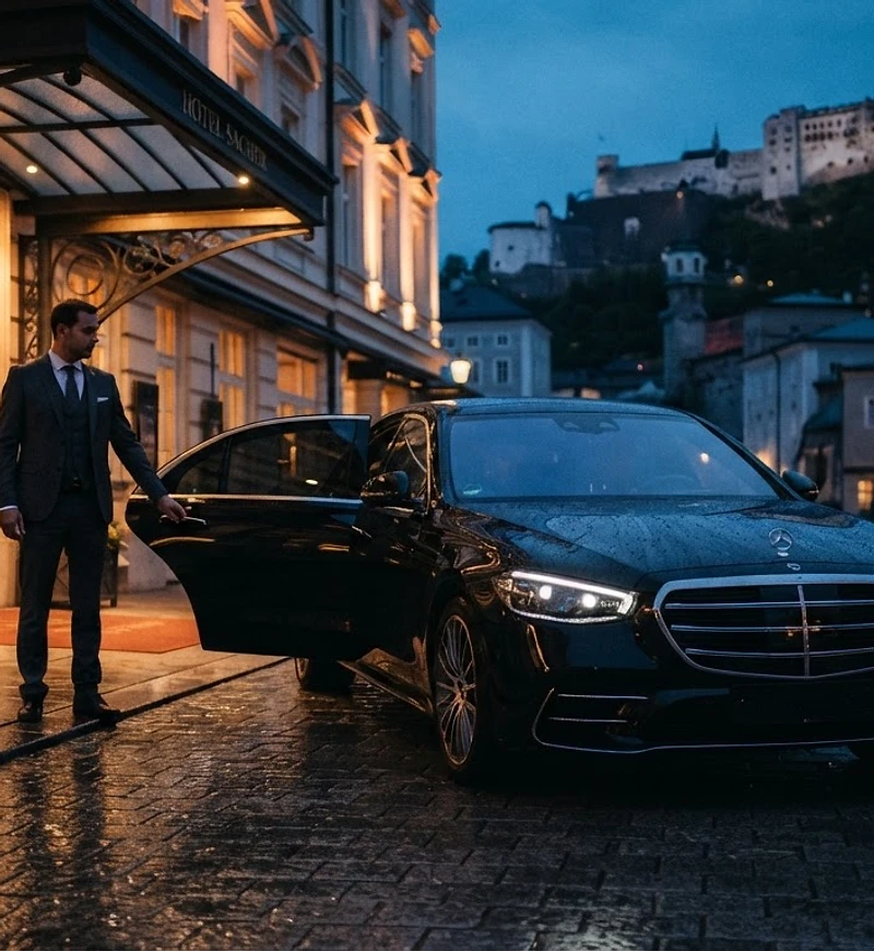 Mercedes-Benz S-Klasse Chauffeur Service in Salzburg