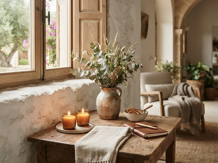 A quietly luxurious retreat welcome moment