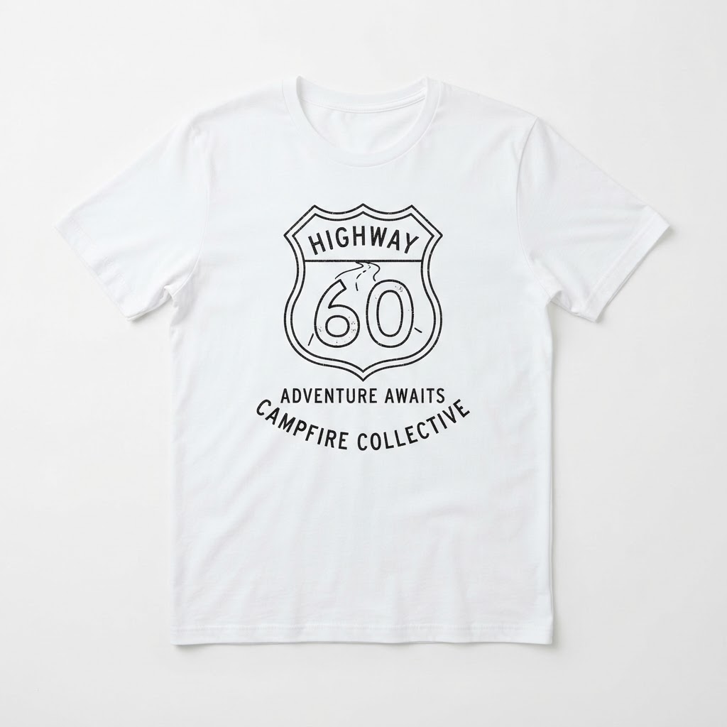Highway 60 T-Shirt — White