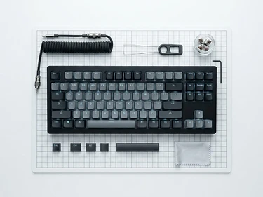 Gaming Keyboards — clinical macro product photograph