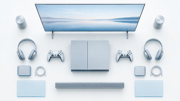 Close-up macro photograph of a gaming monitor in a sterile white environment, illustrating Borealis's buying guide for gaming monitors under $300 in Canada