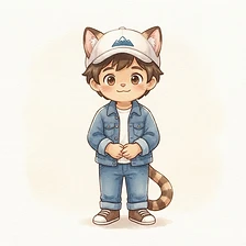 SOMA standing calmly
