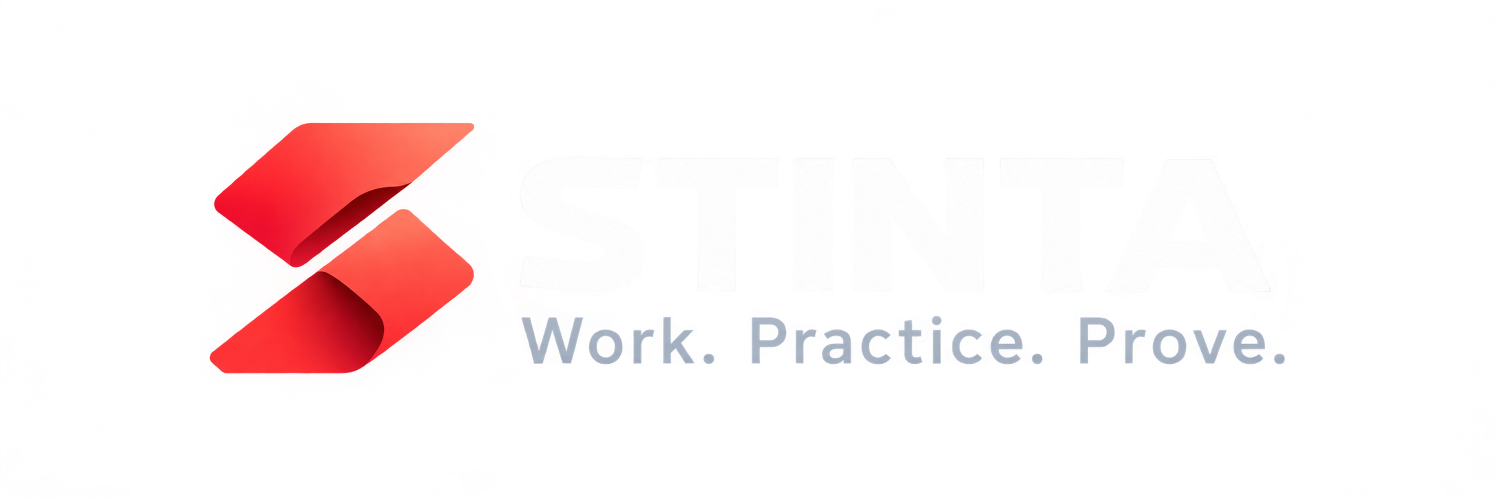 Stinta — Work. Practice. Prove.