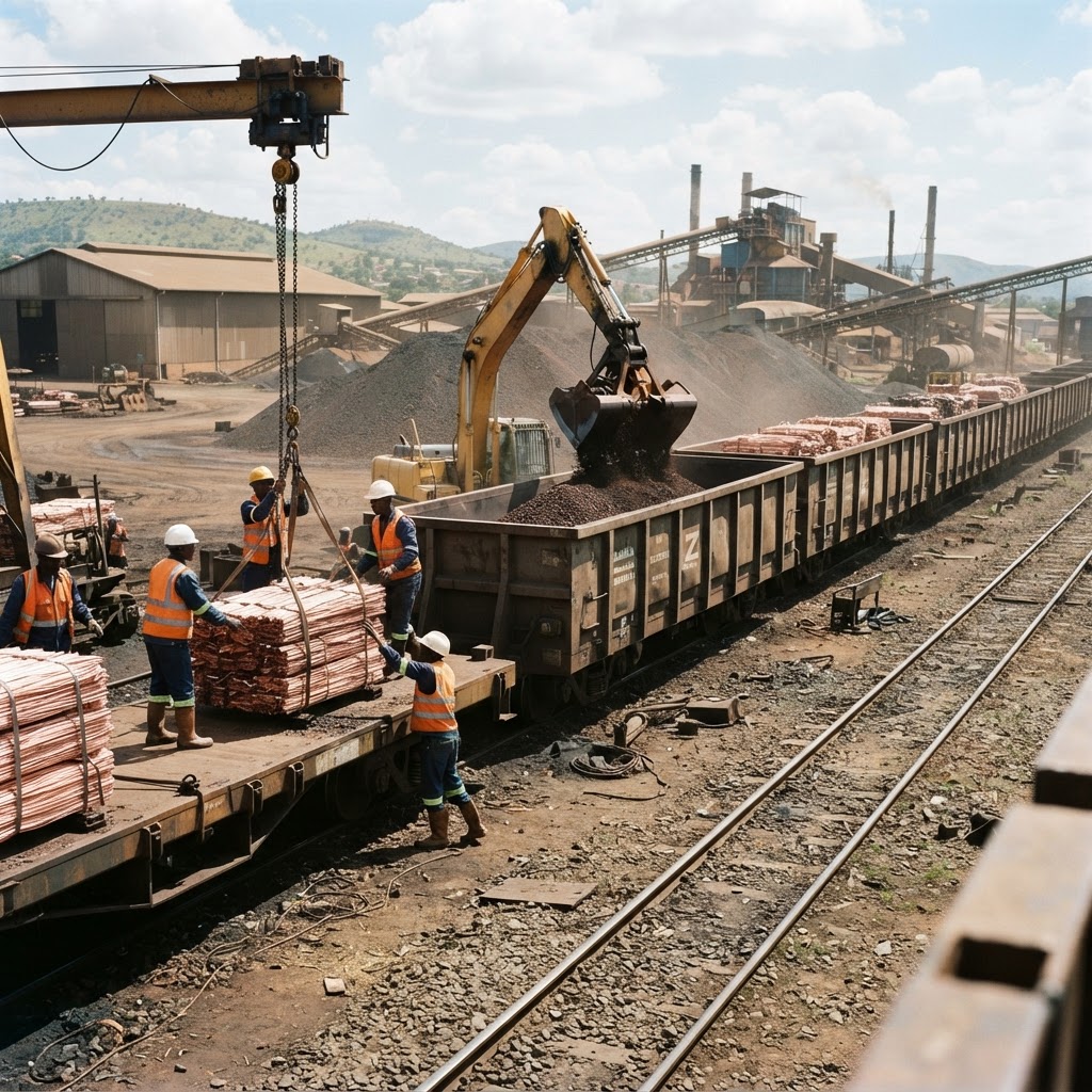 Copper loading in Zambia