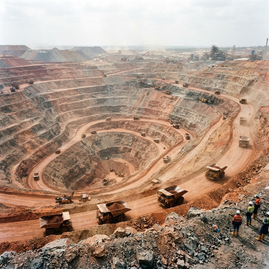 Copperbelt open-pit mine