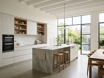 Light and Open — Contemporary Kitchen by A-Plan Kitchens in Inner West, Sydney